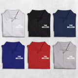 Custom Name - Personalized Family Embroidered Polo Shirt