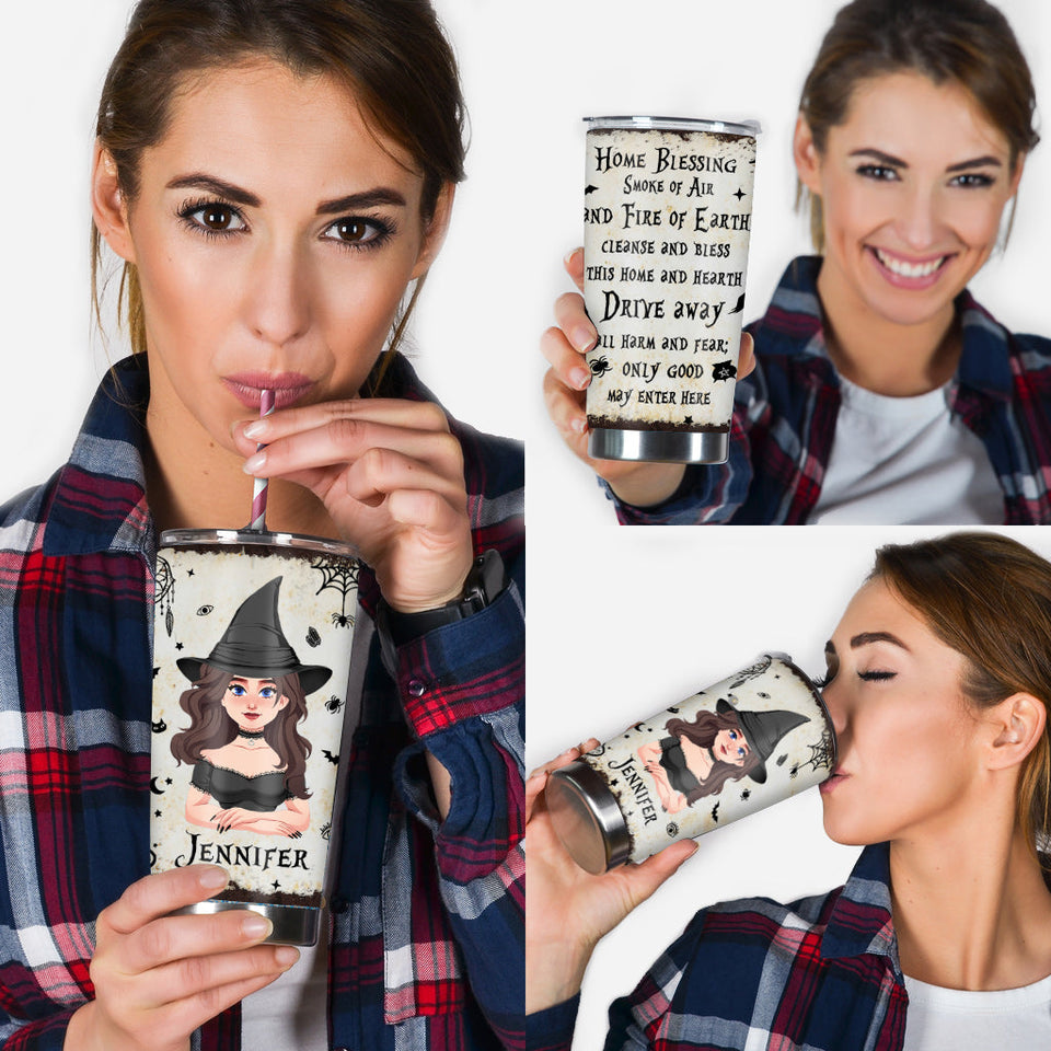 Home Blessing - Personalized Witch Tumbler
