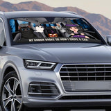 My Broom Broke - Personalized Witch Car Sunshade