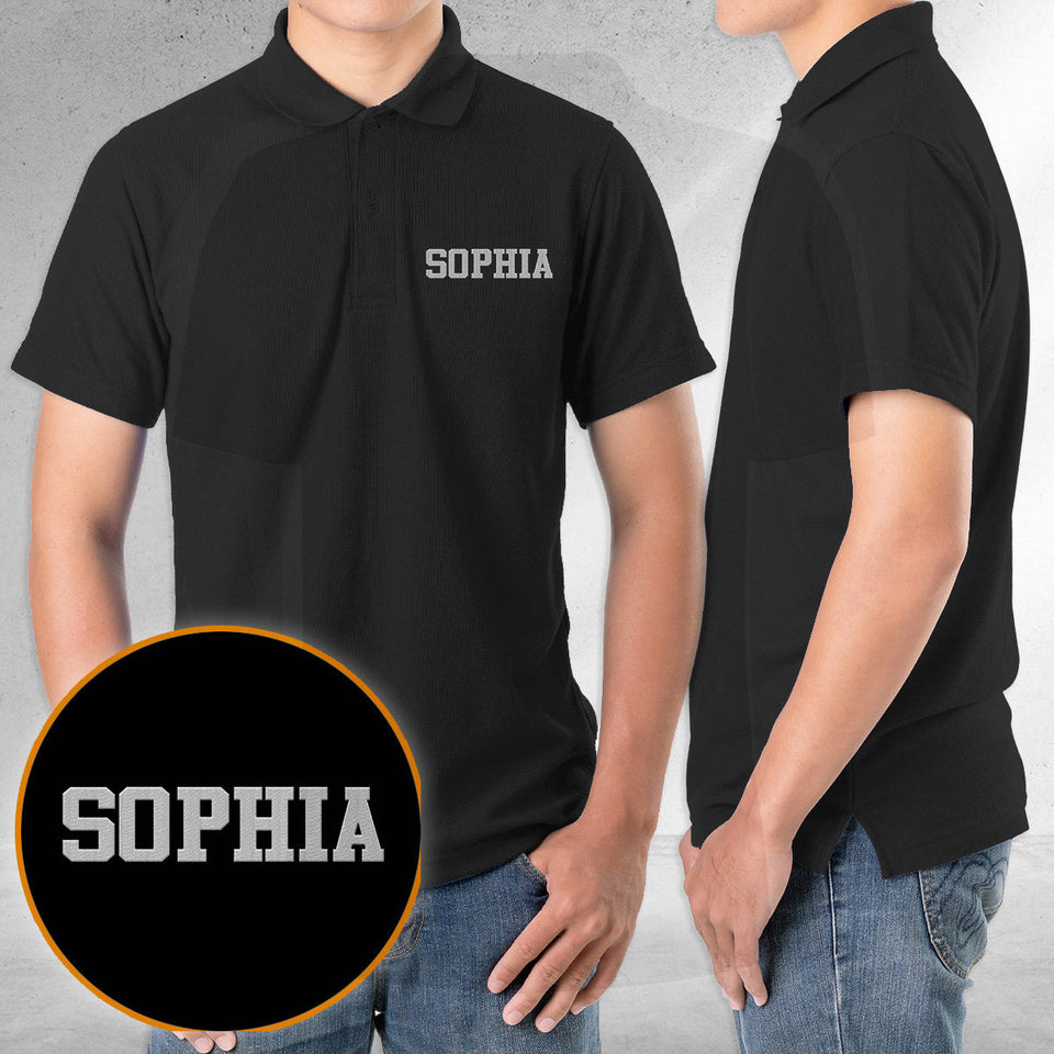 Custom Name - Personalized Step Mom Embroidered Polo Shirt