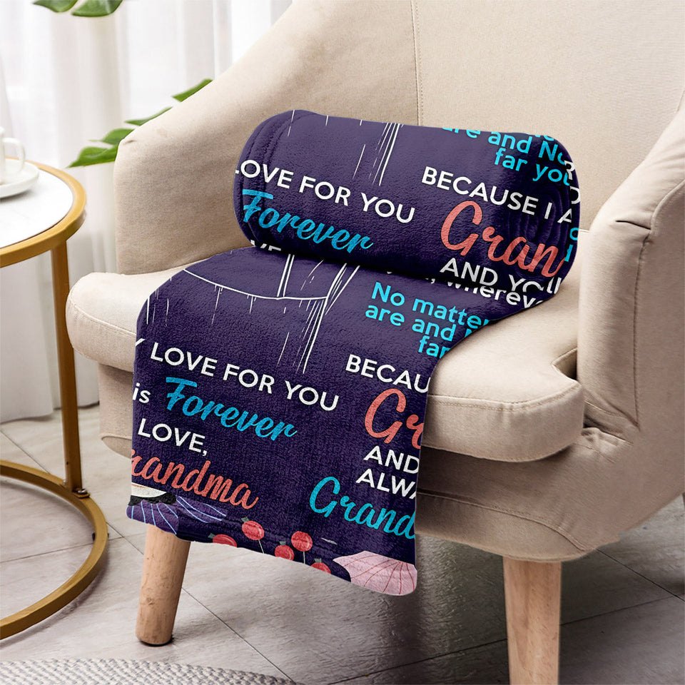 You Will Always Be My Granddaughter - Personalized Grandma Blanket