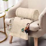 This Is My Reading Blanket - Book gift for mom, daughter, girlfriend, wife - Personalized Blanket