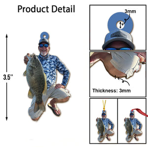 Fishing Lover - Personalized Fishing Ornament