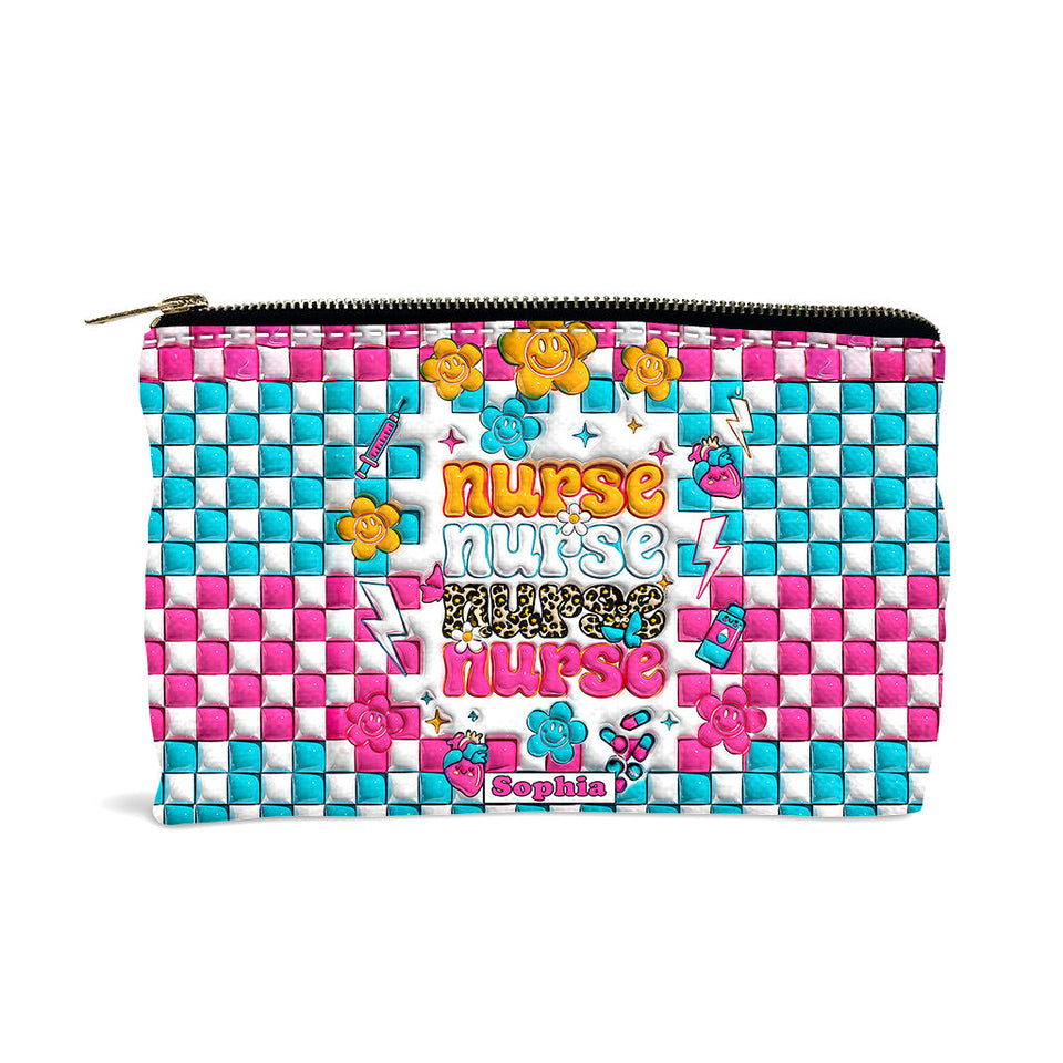 Nurse Life - Nurse gift for mom, her, wife, girlfriend, friend - Personalized Pouch