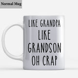 Like Father Like Son - Gift for dad, dad, son - Personalized Mug