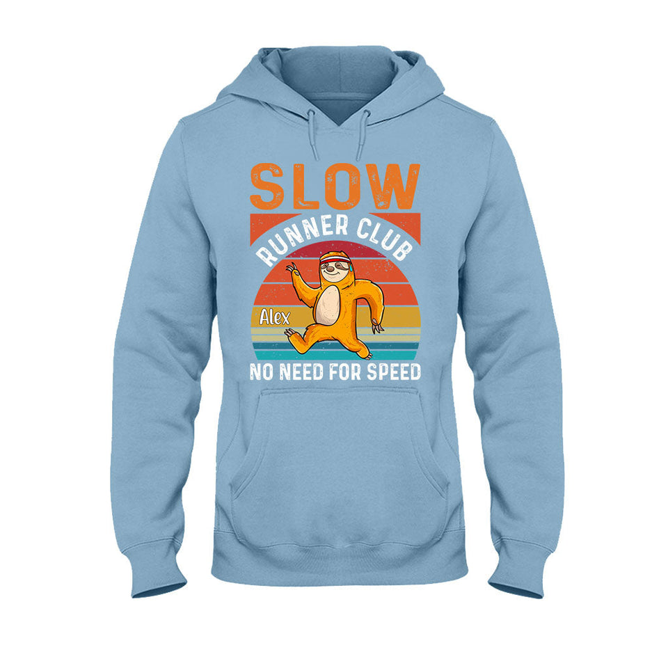 Slow Runner Club - Personalized Running T-shirt and Hoodie
