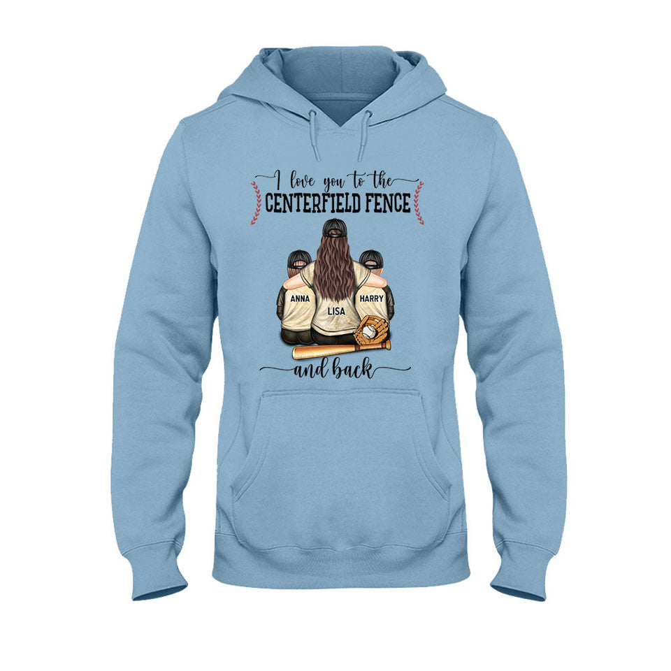My Heart Is On That Field - Personalized Baseball T-shirt And Hoodie