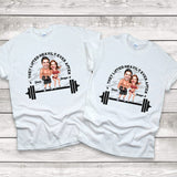 They Lifted Heavily Ever After - Personalized Fitness T-shirt And Hoodie