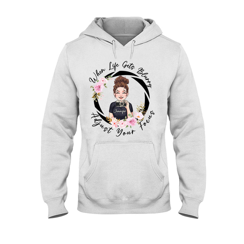 Adjust Your Focus - Personalized Photography T-shirt and Hoodie