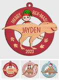 Baby Dino - Personalized Kid Ornament