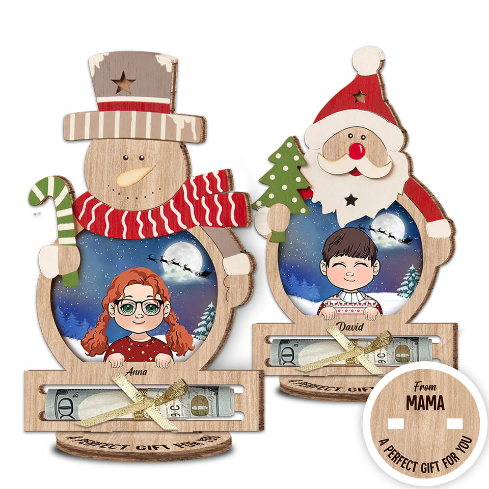 Holiday Present - Personalized Grandma Freestanding Wood Plaque