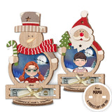 Holiday Present - Personalized Grandma Freestanding Wood Plaque