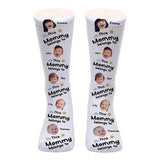 This Dad Belongs To - Gift for dad, grandpa, mom, uncle, aunt, grandma - Personalized Socks