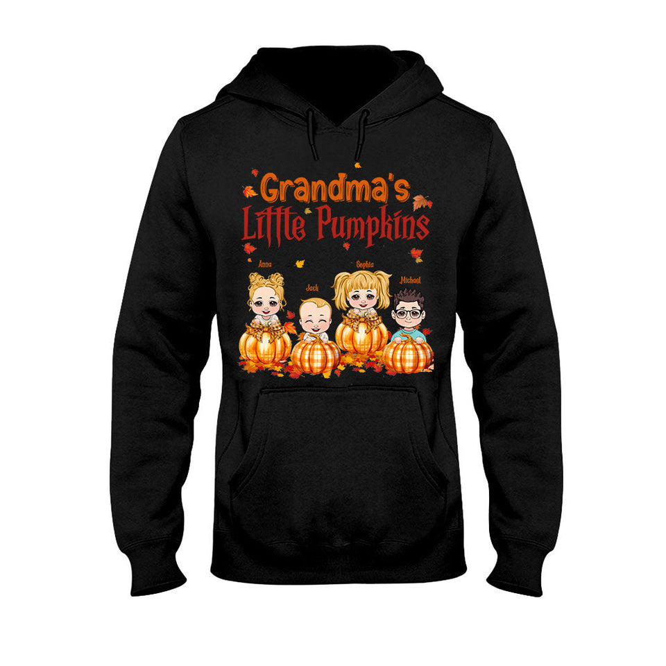 Grandma’s Little Pumpkins - Personalized Grandma T-shirt And Hoodie