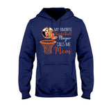 My Basketball Player Calls Me Mom Grandma - Personalized Basketball T-shirt And Hoodie
