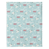 Daisy Custom Name - Personalized Newborn Blanket