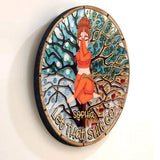 Let That Shit Go - Personalized Yoga Wall Clock