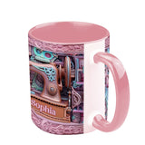 Love Sewing - Personalized Sewing Accent Mug