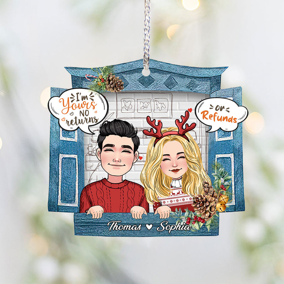 I'm Yours - Personalized Couple Ornament