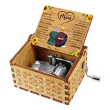 To My Mom - Personalized Mother Hand Crank Music Box
