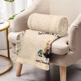 This Is My Reading Blanket - Book gift for mom, daughter, girlfriend, wife - Personalized Blanket