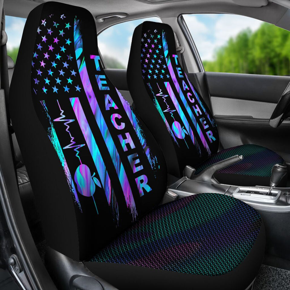 American Flag Teacher Seat Covers 0622