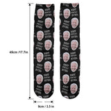 Custom Face - Personalized Step Dad Socks