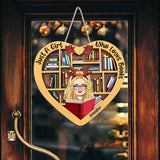 Just A Girl Who Loves Book - Personalized Book Wood Sign