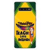 Teach Love Inspire - Personalized Teacher Phone Case