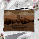 And Into The Forest I Go - Personalized Hiking Pouch
