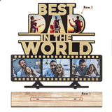 Best DAD In The World - Personalized Father 1 Layered Big Freestanding