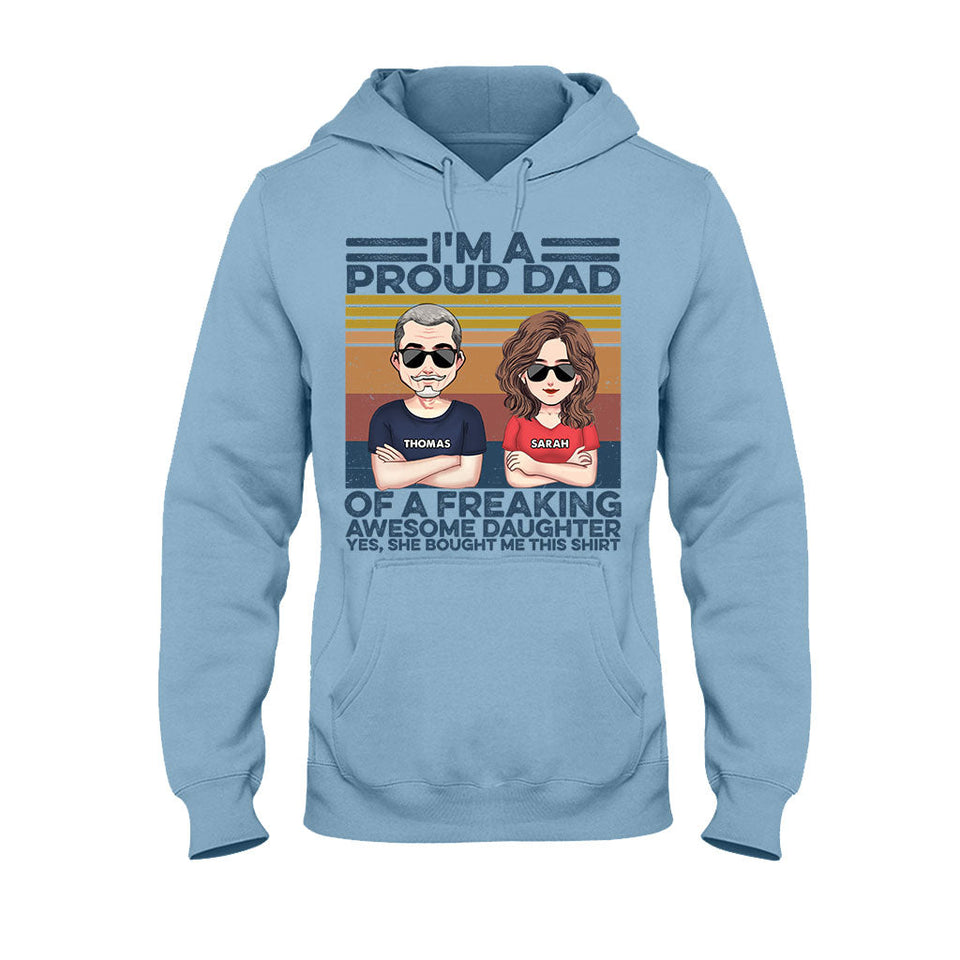 Like Father Like Son - Gift for dad, dad - Personalized T-shirt And Hoodie