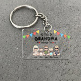 My Favorite People - Gift for grandpa, grandma, brother, sister, mom, dad, uncle, aunt - Personalized Keychain
