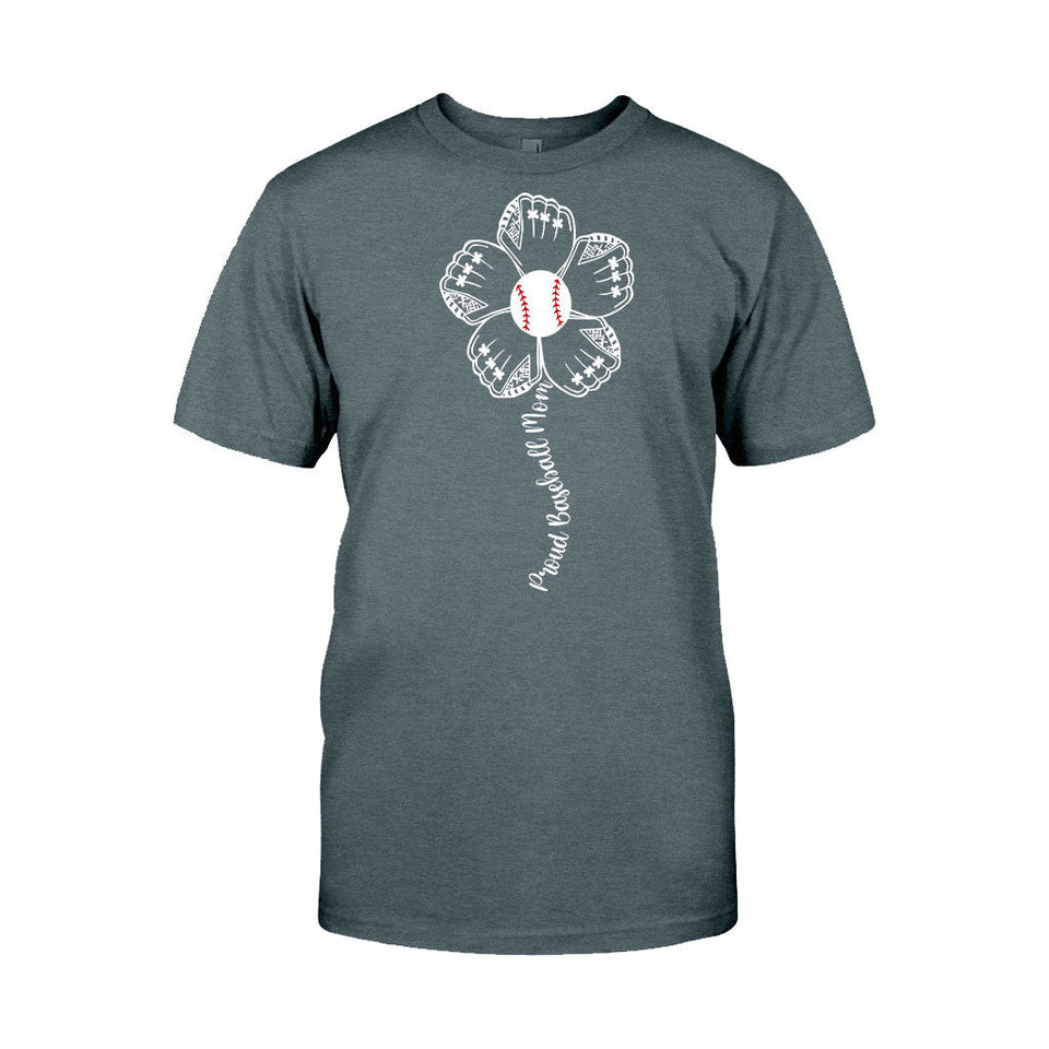 Proud Baseball Family - Personalized Baseball T-shirt And Hoodie