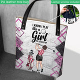Golf Instruction - Personalized Golf Tote Bag