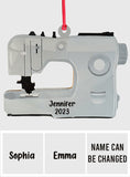 Love Sewing - Personalized Sewing Ornament