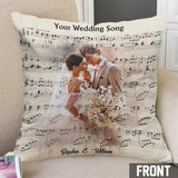 Beautiful In White - Personalized Husband And Wife Throw Pillow