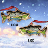 Bass Fishing - Personalized Fishing Ornament