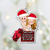 The Only Package I Want For Christmas Is Yours - Personalized Couple Ornament
