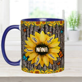 Nana's Garden - Personalized Grandma Accent Mug