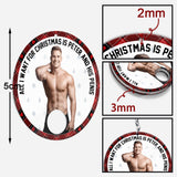All I Want For Christmas - Personalized Couple Keychain