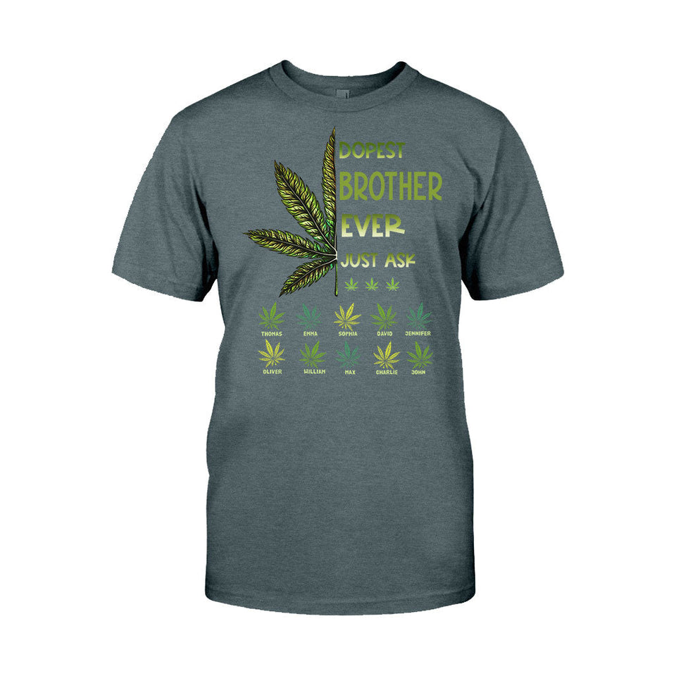 Dopest Dad Ever - Gift for dad, grandma, grandpa, mom, uncle, aunt, brother, sister - Personalized T-shirt And Hoodie