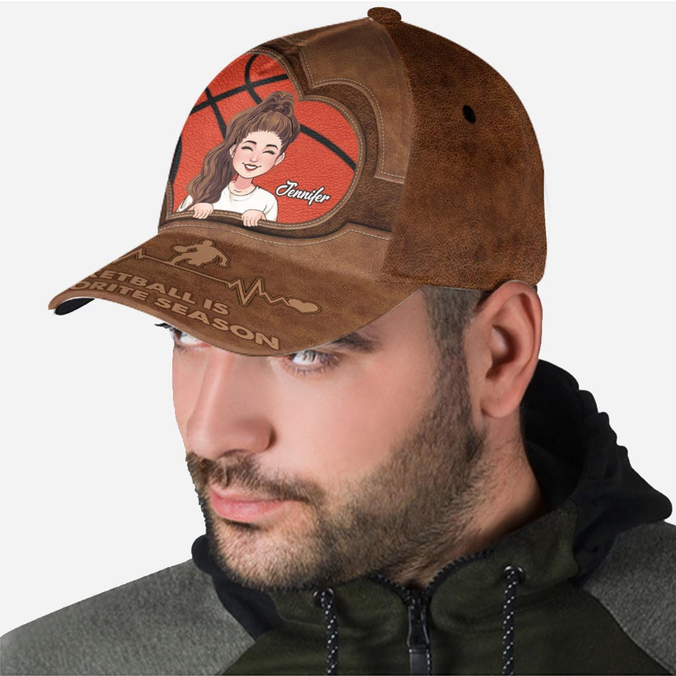Basketball Is My Favorite Season - Personalized Basketball Classic Cap