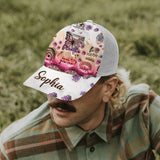 Positive Affirmations Butterfly - Personalized Butterfly Trucker Hat