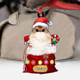 Dear Santa, Define Naughty - Personalized Dog Ornament