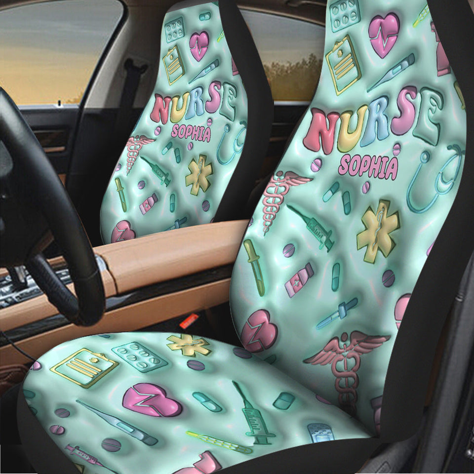 Nurse Life - Personalized Nurse Seat Covers