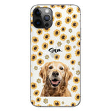 You Are My Sunshine - Personalized Dog Clear Phone Case