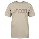 Custom Name - Personalized Step Dad Embroidered T-shirt