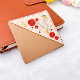 Four Season Personalized Initial - Personalized Book Corner Bookmark