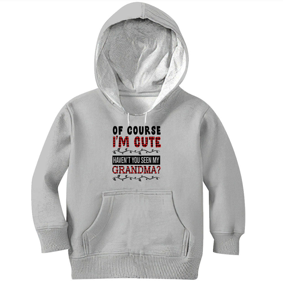 Of Course I'm Cute - Personalized Grandpa T-shirt And Hoodie